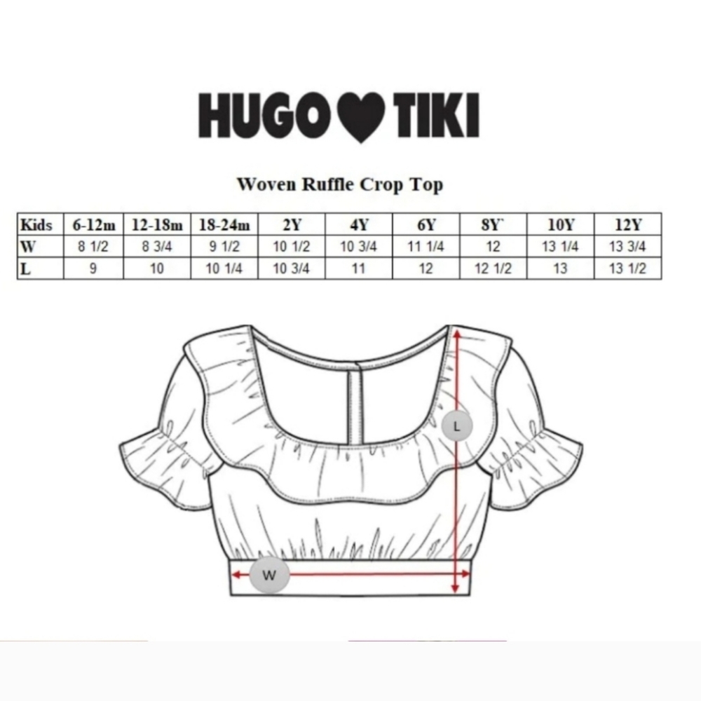 Hugo loves Tiki Woven Ruffle Set Bees Peach - Picture 2 of 4